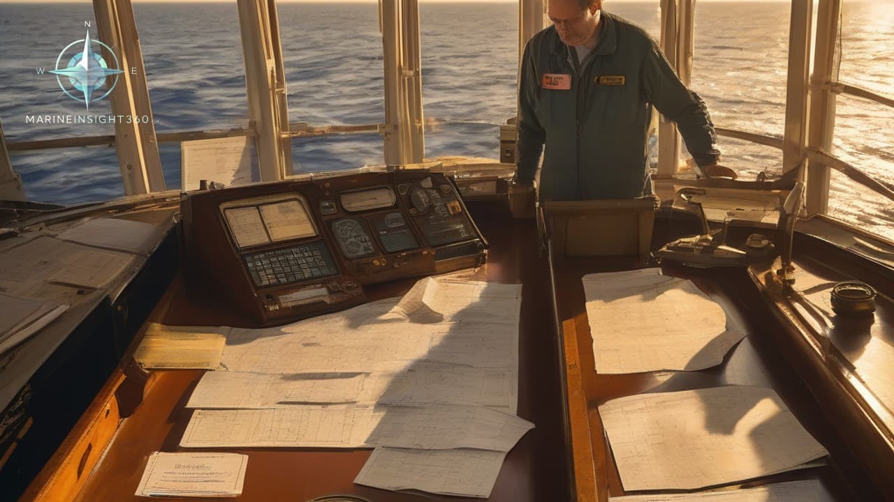 How does a nautical almanac help navigation at sea?