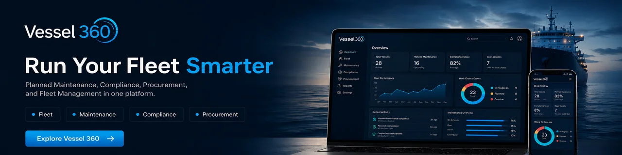 Vessel360 — Maritime ERP Software